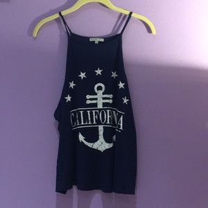 Flowy california anchor tank top